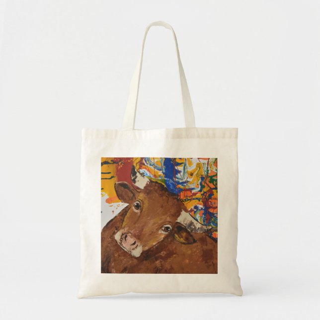 Bolso De Tela Vaca (Frente)