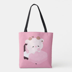 Bolso De Tela Vaca Cansada Adorable