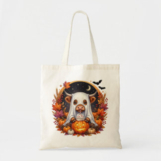 Bolso De Tela Vaca de las Highlands fantasma