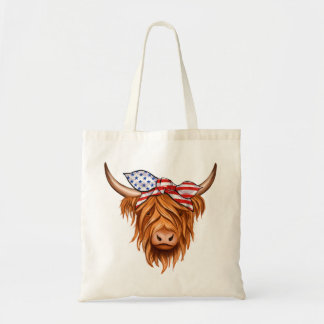 Bolso De Tela Vaca de las Tierras Altas