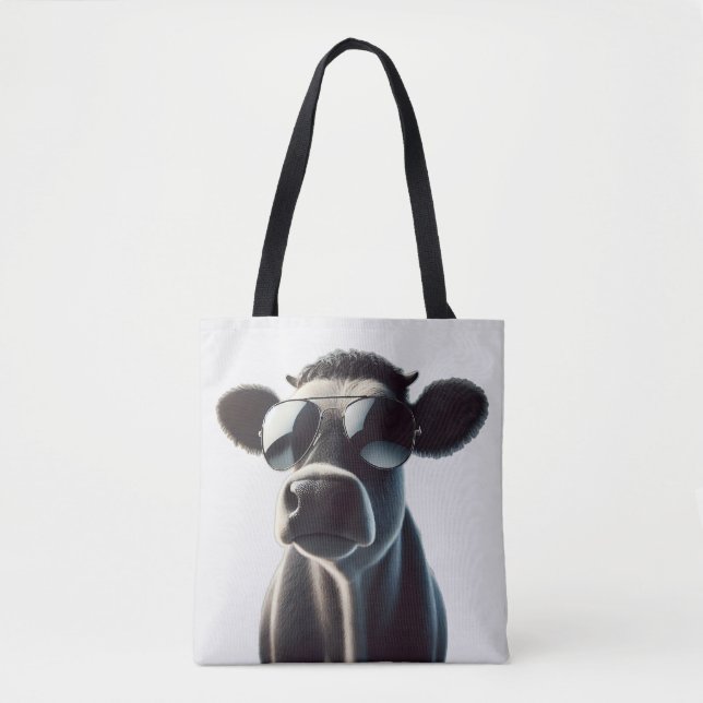 Bolso De Tela Vaca de moda con gafas de sol (Anverso)