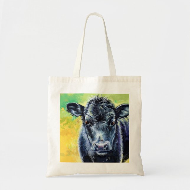 Bolso De Tela Vaca del bebé (Frente)