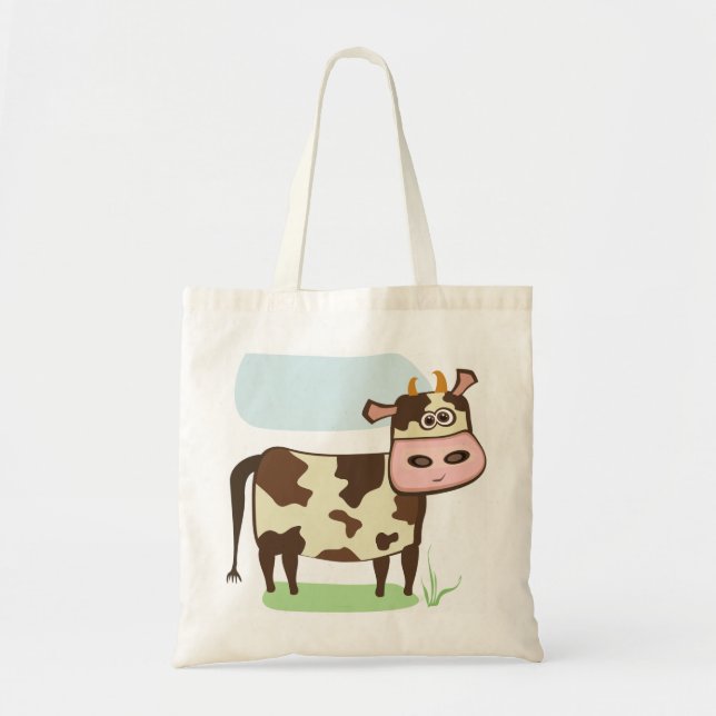 Bolso De Tela Vaca del MOO (Frente)