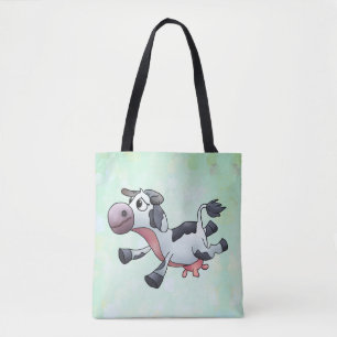 Bolso De Tela vaca divertida