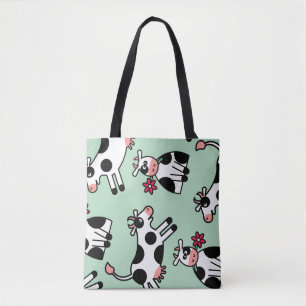 Bolso De Tela Vaca eléctrica de flores Lolailo 22