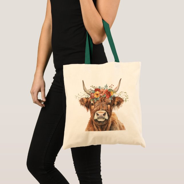 Bolso De Tela Vaca Highland (Anverso (producto))