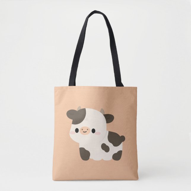 Bolso De Tela Vaca Holstein (Anverso)