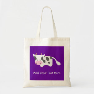 Bolso De Tela Vaca linda y adorable