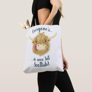 Bolso De Tela ¡Vaca pequenita de la montaña de Hamish, cada un