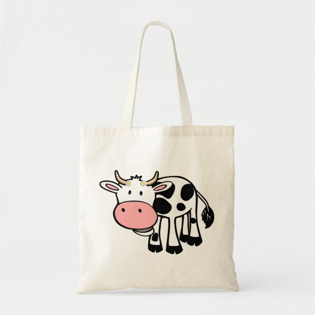 Bolso De Tela Vaca sonriente con maricas (Frente)