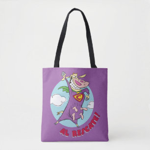 Bolso De Tela ¡Vaca y pollo Super Vaca Al Rescate!