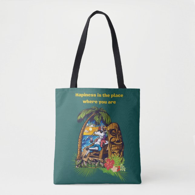 Bolso De Tela Vacaciones (Anverso)