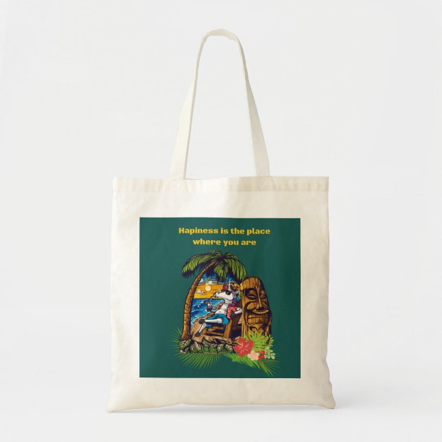 Bolso De Tela Vacaciones (Frente)