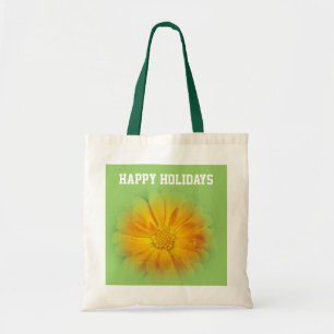 Bolso De Tela vacaciones alegres con flores de margarita amarill