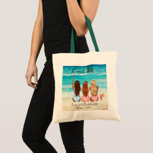 Bolso De Tela Vacaciones de Bachelorette para Chicas de la tribu