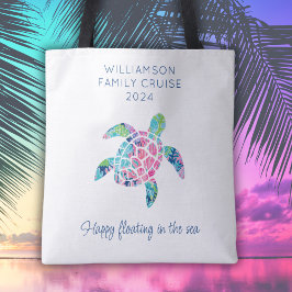 Bolso De Tela Vacaciones de crucero familiares personalizadas to