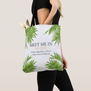 Bolso De Tela Vacaciones de despedida de soltera en Miami