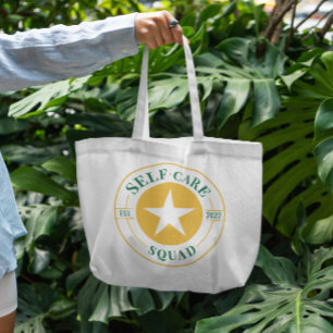 Bolso De Tela Vacaciones de Escuadrón de Autocuidado