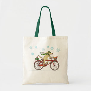 Bolso De Tela Vacaciones de invierno caprichosas de ciclo del