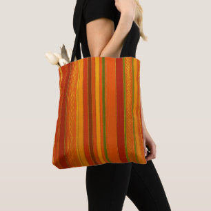 Bolso De Tela Vacaciones de otoño Las franjas brillan