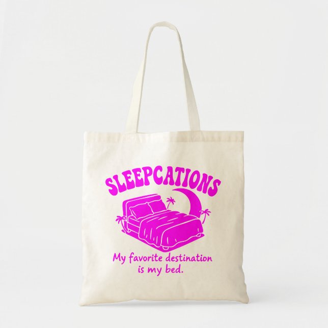 Bolso De Tela Vacaciones de sueño (Frente)