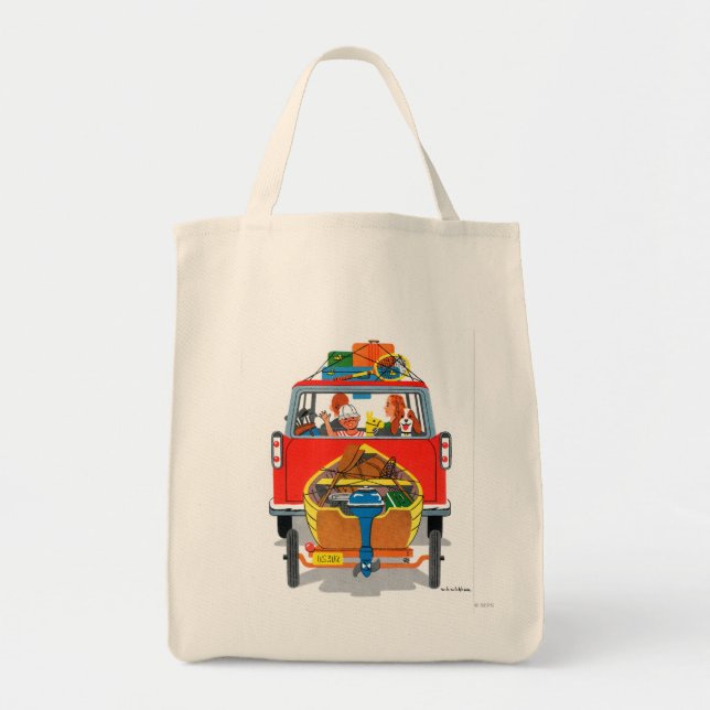 Bolso De Tela Vacaciones de verano (Frente)