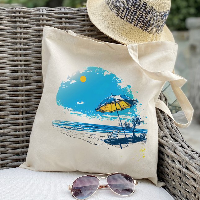 Bolso De Tela Vacaciones de verano en la playa (Subido por el creador)