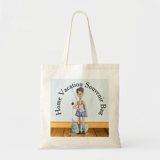 Bolso De Tela Vacaciones divertidas (Frente)