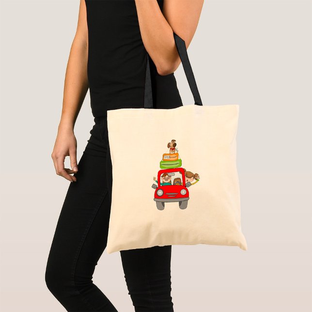 Bolso De Tela Vacaciones en familia Tote Bag (Subido por el creador)