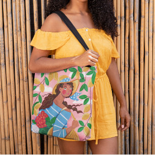 Bolso De Tela Vacaciones en la playa de verano para mujeres ital
