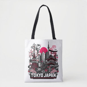 Bolso De Tela Vacaciones en Tokio Japón