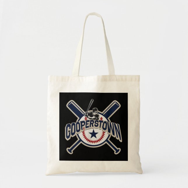 Bolso De Tela Vacaciones familiares de partidos de béisbol de Co (Frente)