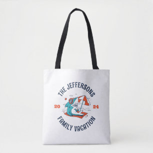 Bolso De Tela Vacaciones familiares en Reunión de vacaciones via