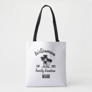 Bolso De Tela Vacaciones familiares personalizadas