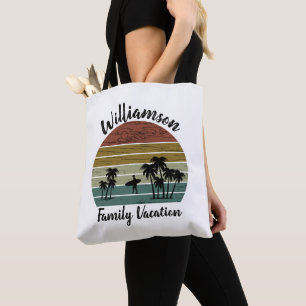 Bolso De Tela Vacaciones familiares personalizadas