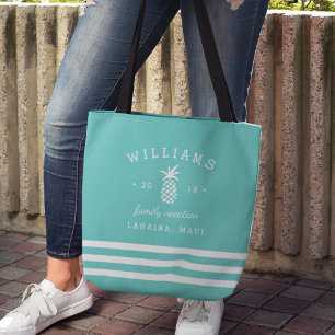 Bolso De Tela Vacaciones familiares personalizadas