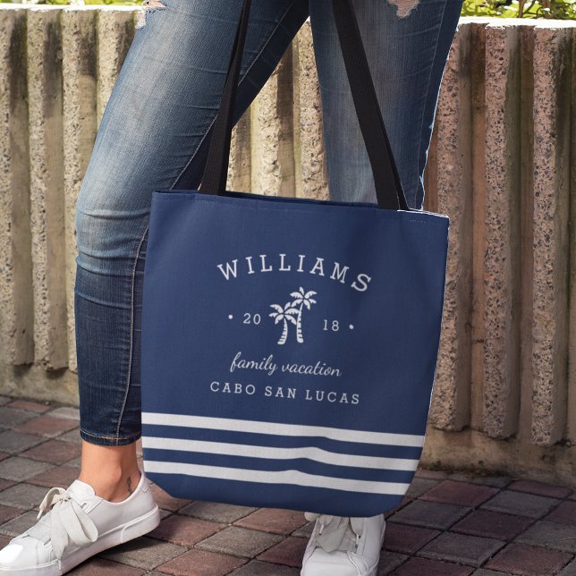 Bolso De Tela Vacaciones familiares personalizadas (Subido por el creador)