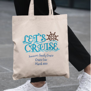 Bolso De Tela Vacaciones personalizadas en crucero para familias