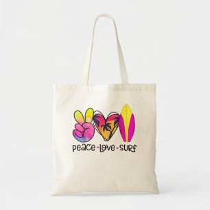 Bolso De Tela Vacaciones retro de verano de Peace Love Surf
