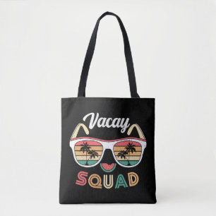 Bolso De Tela Vacaciones Vacay Squad Funny Beach Summer