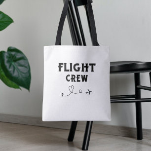 Bolso De Tela Vacaciones Vuelo Tripulación Avión Vuelo Moderno