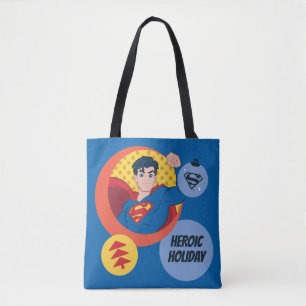 Bolso De Tela Vacante de Superman de la Liga de la Justicia