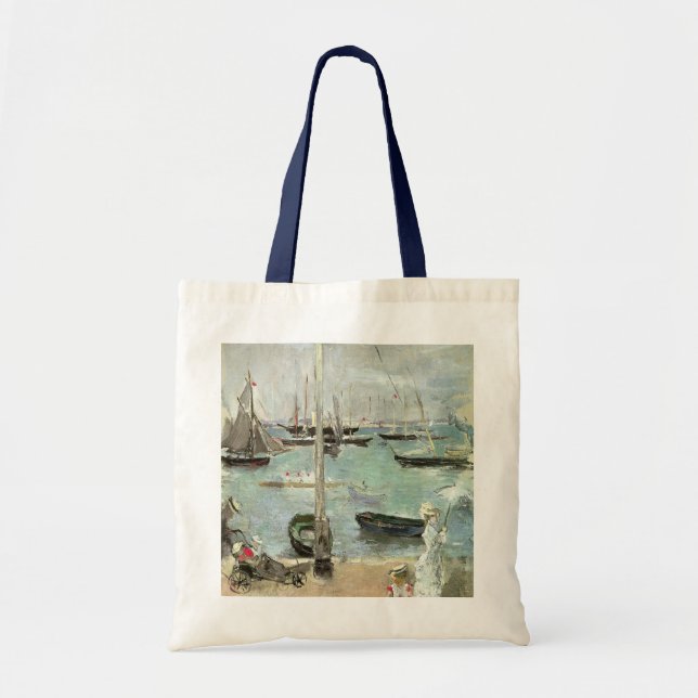 Bolso De Tela Vacas del Oeste, Isla de Wight por Berthe Morisot (Frente)