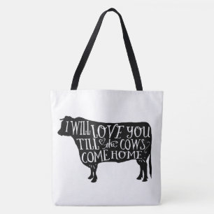 Bolso De Tela Vacas y cerdos del cortijo