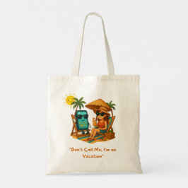 Bolso De Tela Vacation Time Tote Bag