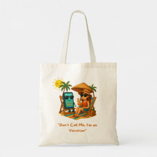 Bolso De Tela Vacation Time Tote Bag