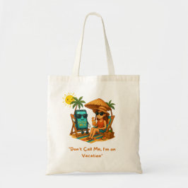 Bolso De Tela Vacation Time Tote Bag