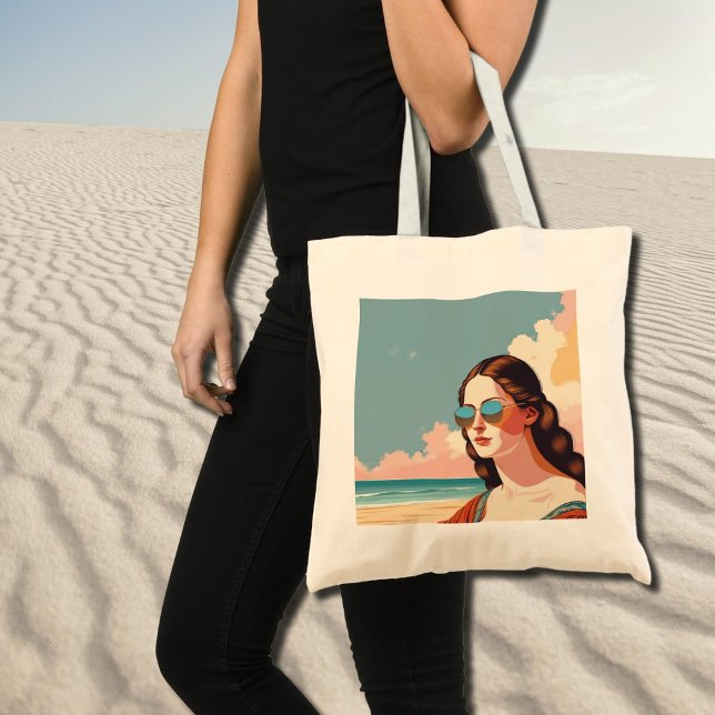 Bolso De Tela Vacation Vibes Mona Lisa Tote Bag (Subido por el creador)