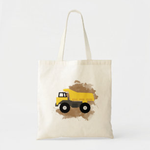Bolso De Tela Vaciado Camión Construcción Vehículo Vegetación