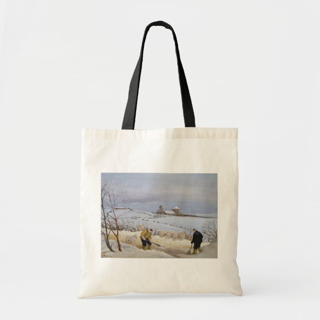 Bolso De Tela Vaciamiento de la nieve (Frente)